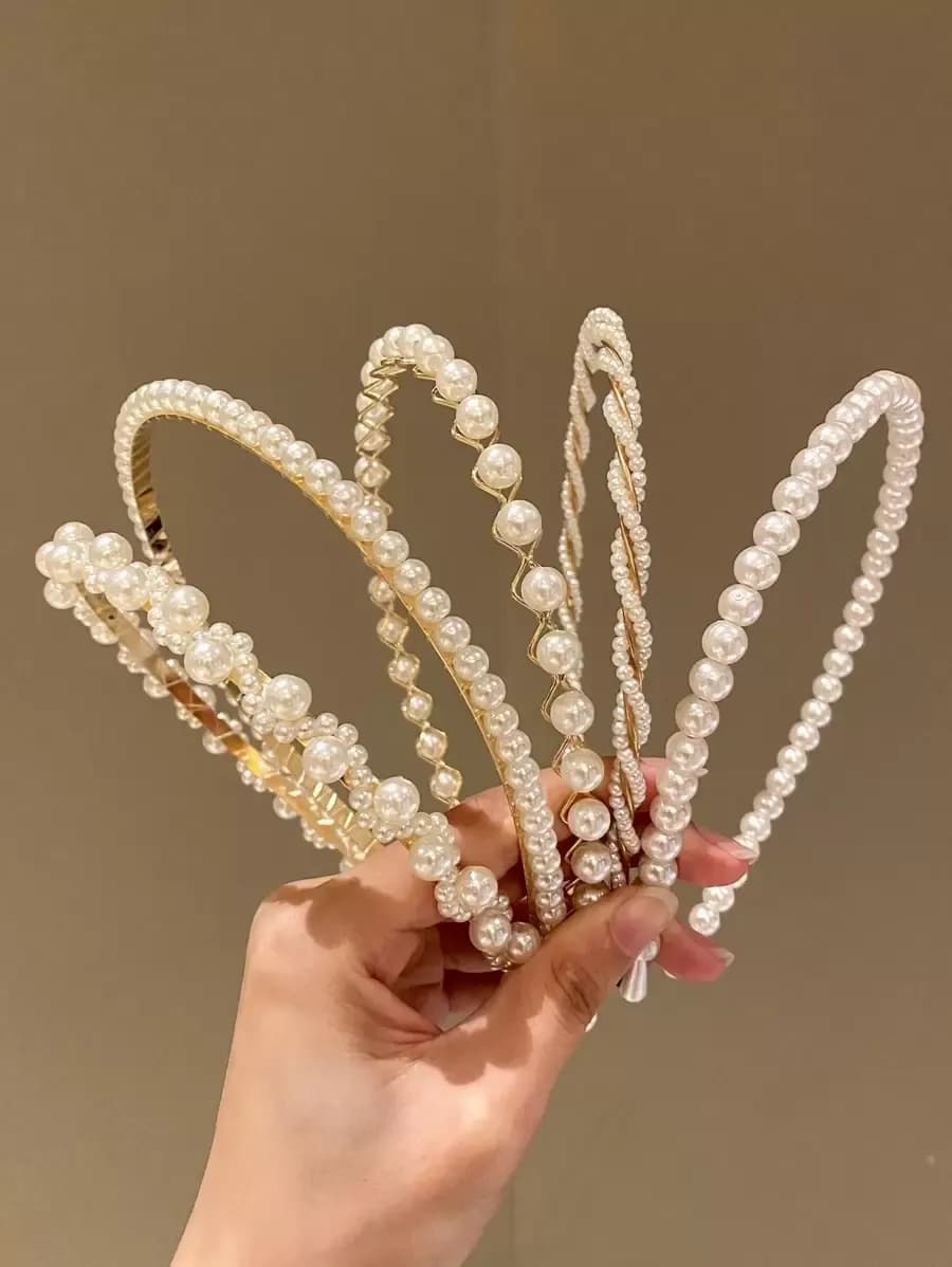 Dames faux parel zijclip haarspelden tiara's P/ST