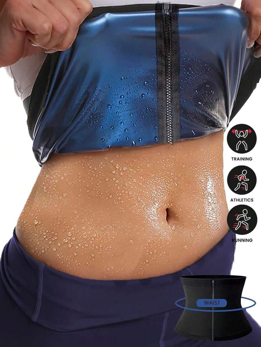 Rits zweet taille trainerriem zwart XXL
