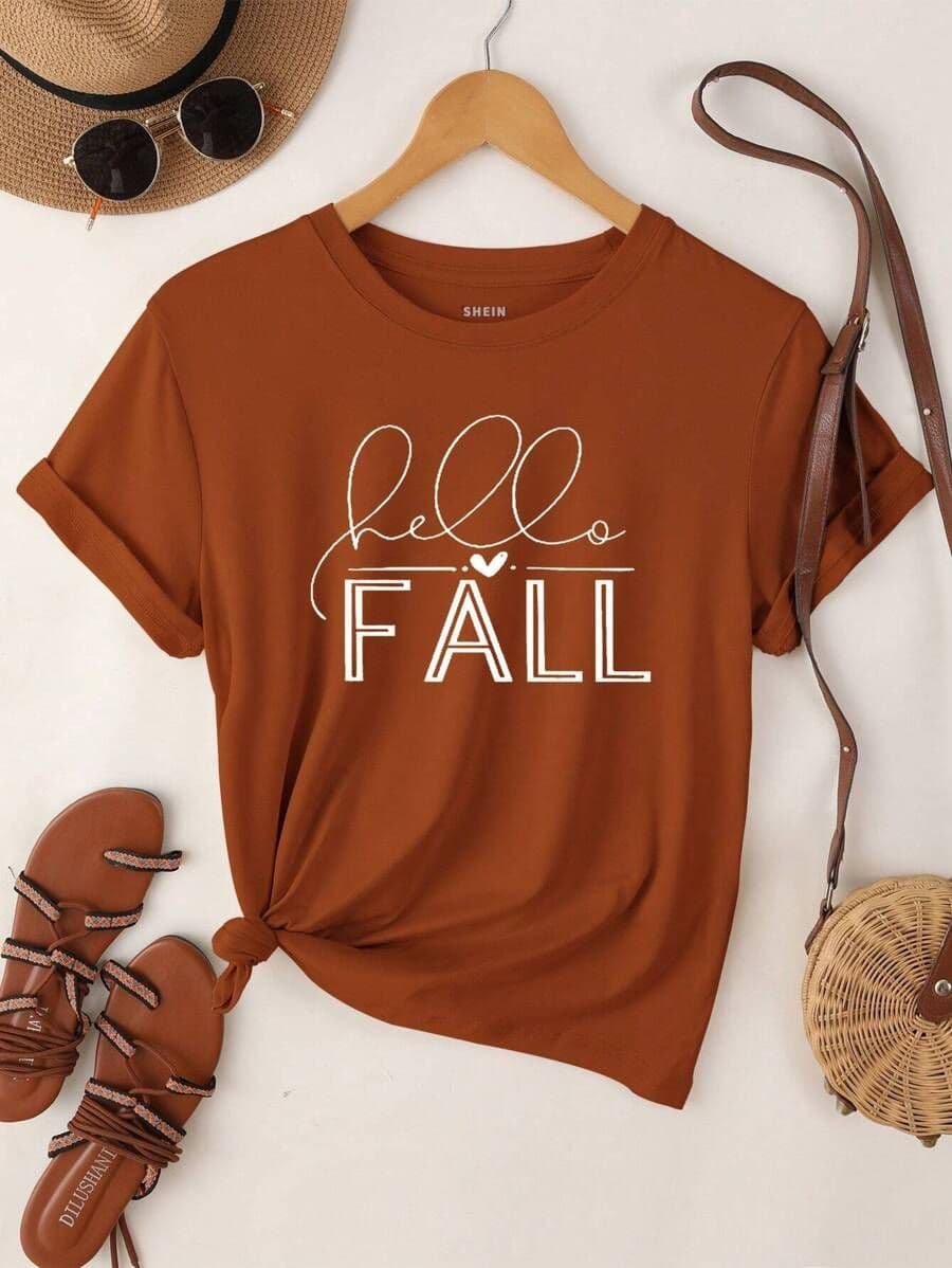 Casual grafische print t-shirt met ronde hals M/L