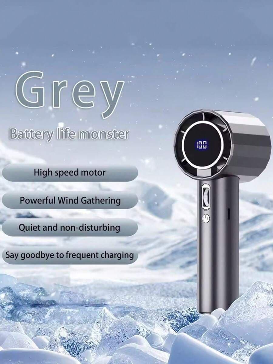 1pc unisex effen kleur usb oplaadbare ventilator