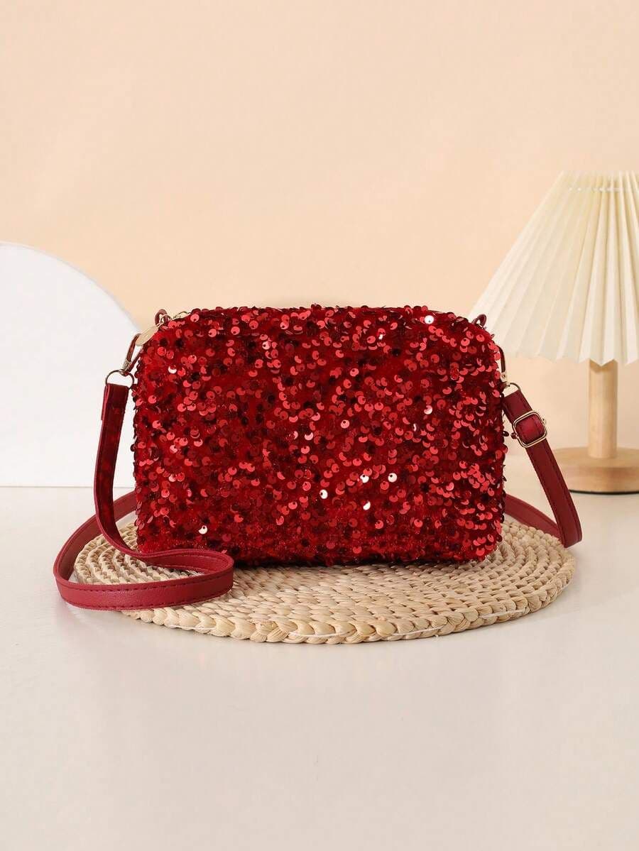 Crossbodytas met kralenbloemdecor