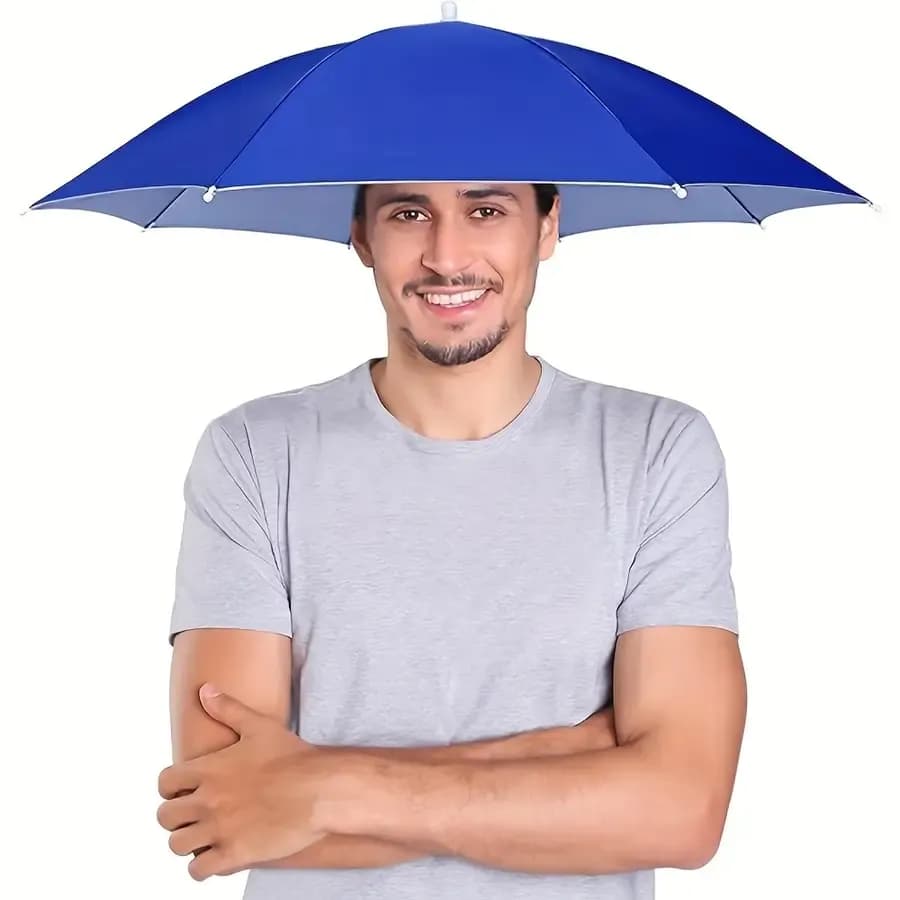 Parapluhoed, handsfree