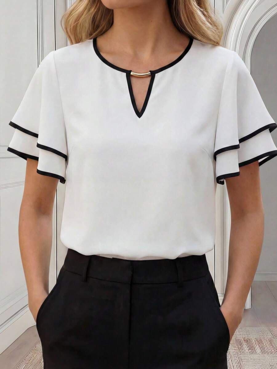 Elegante witte blouse M *